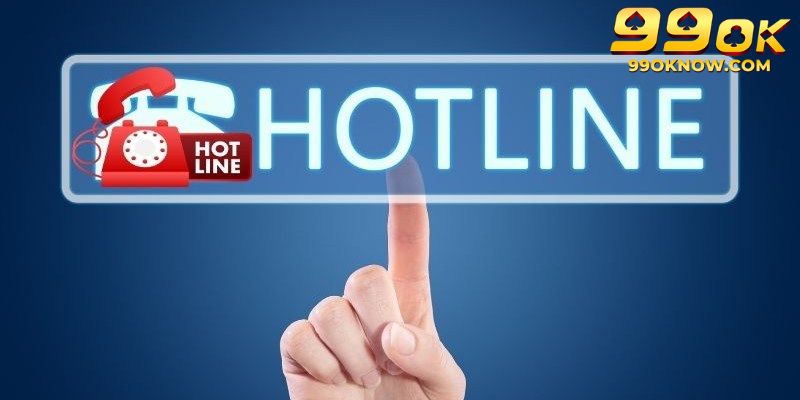 Hình thức liên hệ 99OK nhanh chóng, trực tiếp bằng hotline